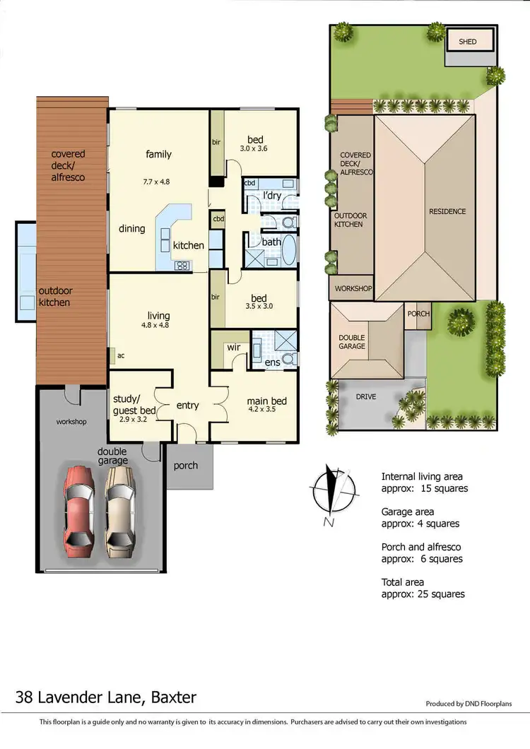 Floorplan of Homely house listing, 38 Lavender Lane, Baxter VIC 3911
