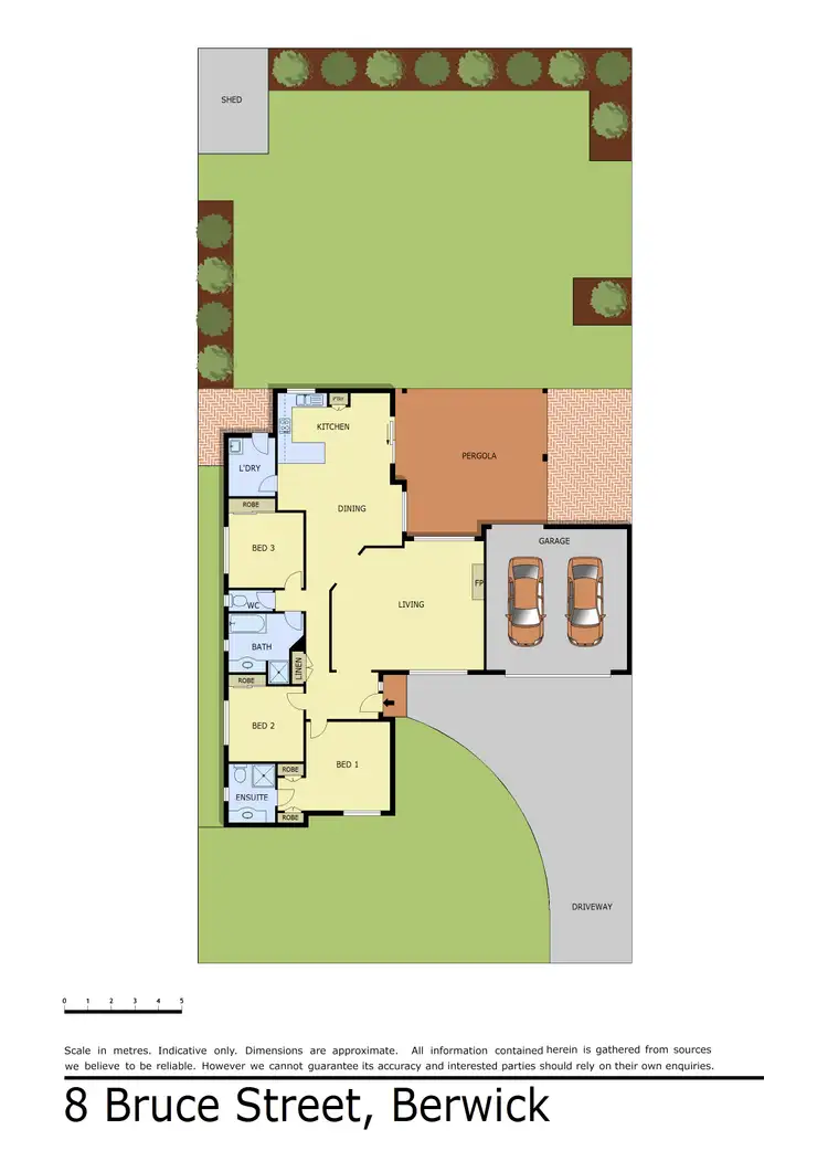 Floorplan of Homely house listing, 8 Bruce Court, Berwick VIC 3806