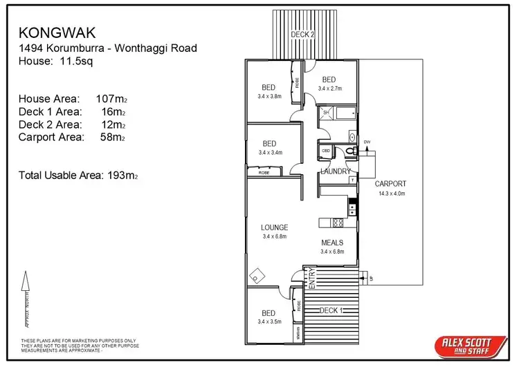 Floorplan of Homely house listing, 1494 Korumburra Wonthaggi Road, Kongwak VIC 3951