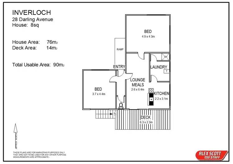 Floorplan of Homely house listing, 28 Darling Avenue, Inverloch VIC 3996