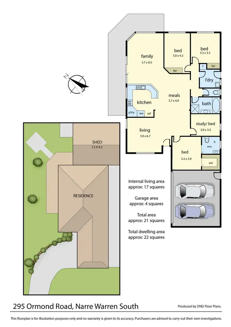 Floorplan of Homely house listing, 295 Ormond Road, Narre Warren South VIC 3805