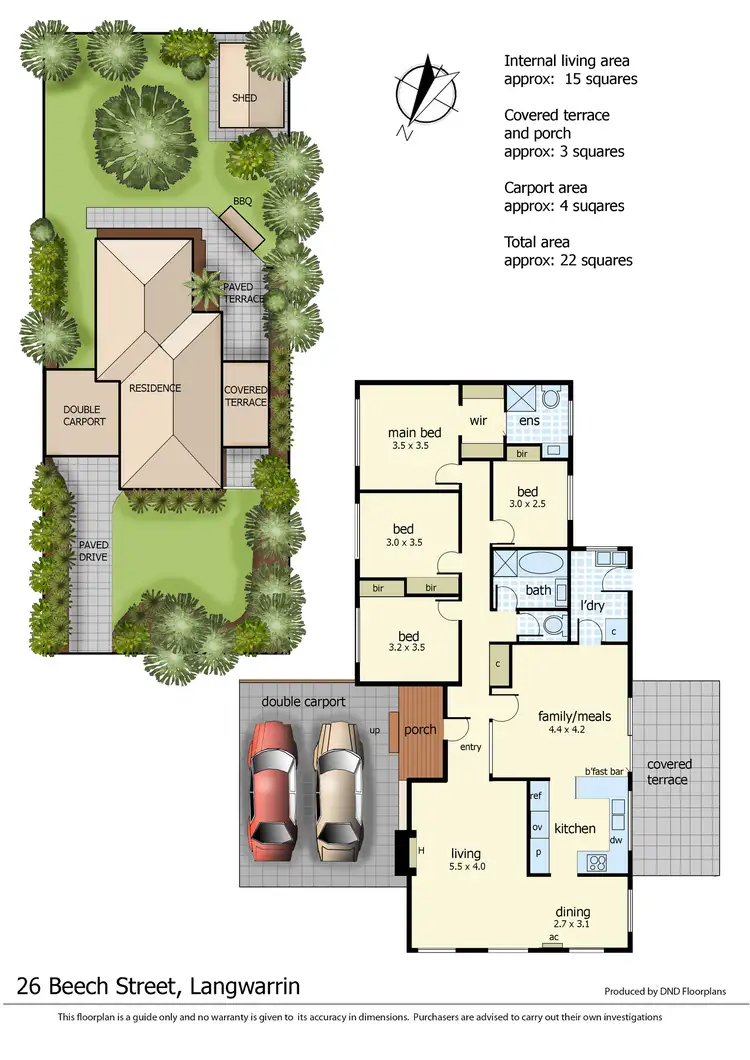 Floorplan of Homely house listing, 26 Beech Street, Langwarrin VIC 3910