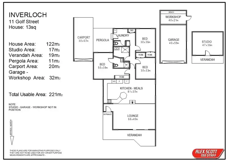 Floorplan of Homely house listing, 11 Golf Street, Inverloch VIC 3996