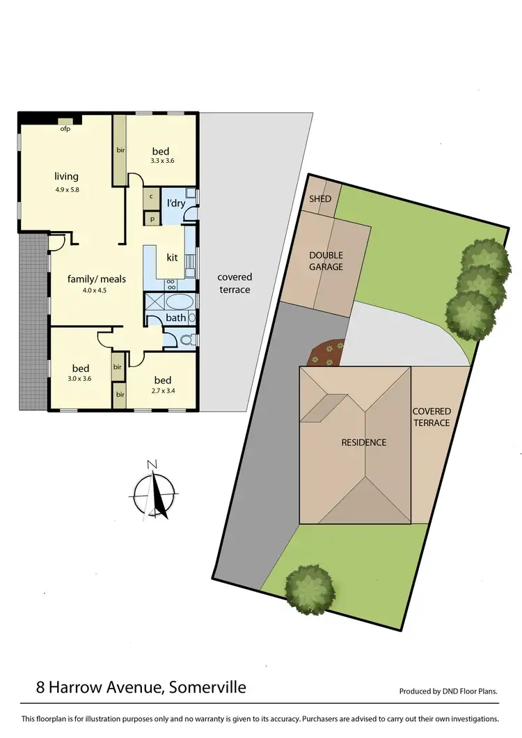 Floorplan of Homely house listing, 8 Harrow Avenue, Somerville VIC 3912
