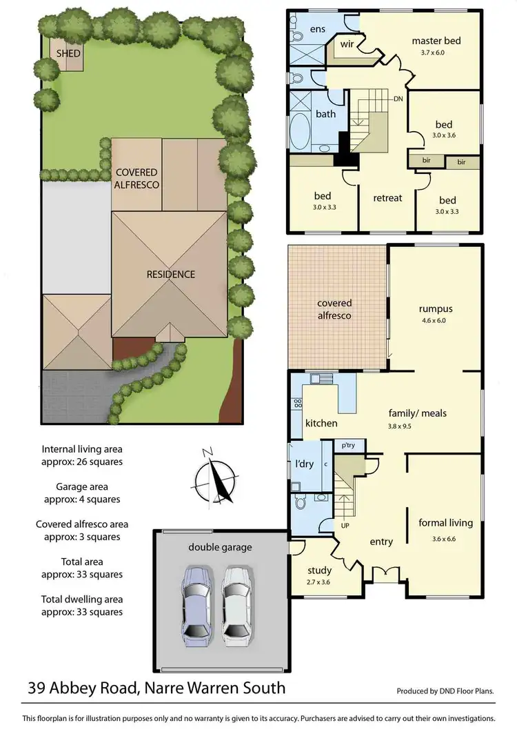 Floorplan of Homely house listing, 39 Abbey Road, Narre Warren South VIC 3805