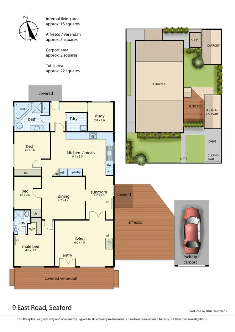 Floorplan of Homely house listing, 9 East Road, Seaford VIC 3198