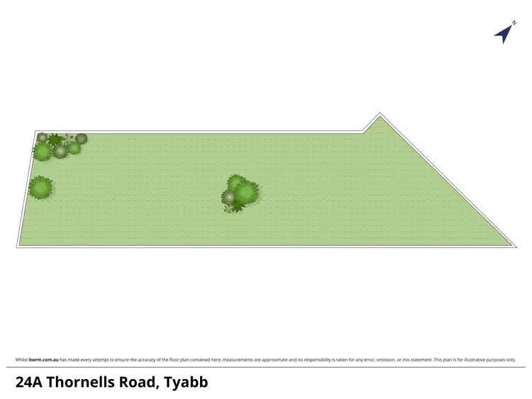 Floorplan of Homely land listing, 24A and 26 Thornells Road, Tyabb VIC 3913