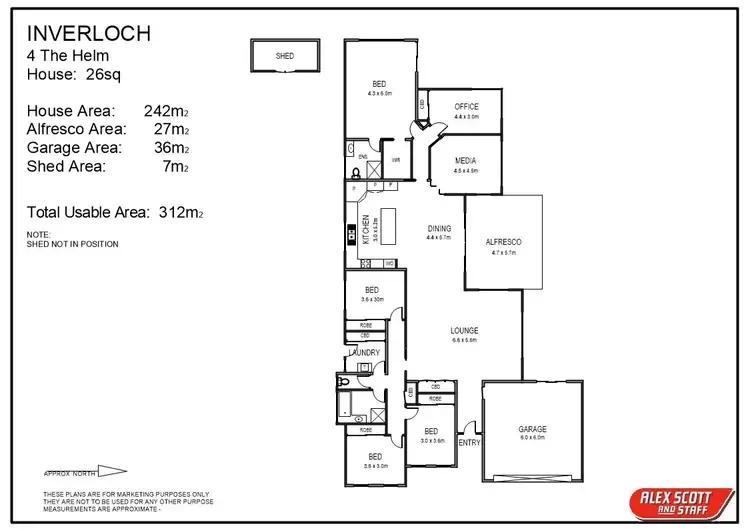 Floorplan of Homely house listing, 4 The Helm, Inverloch VIC 3996