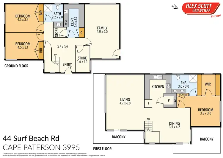 Floorplan of Homely house listing, 44 SURF BEACH ROAD, Cape Paterson VIC 3995