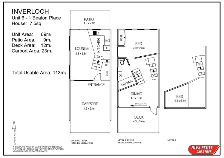 Floorplan of Homely apartment listing, 6/1 Beaton Place, Inverloch VIC 3996
