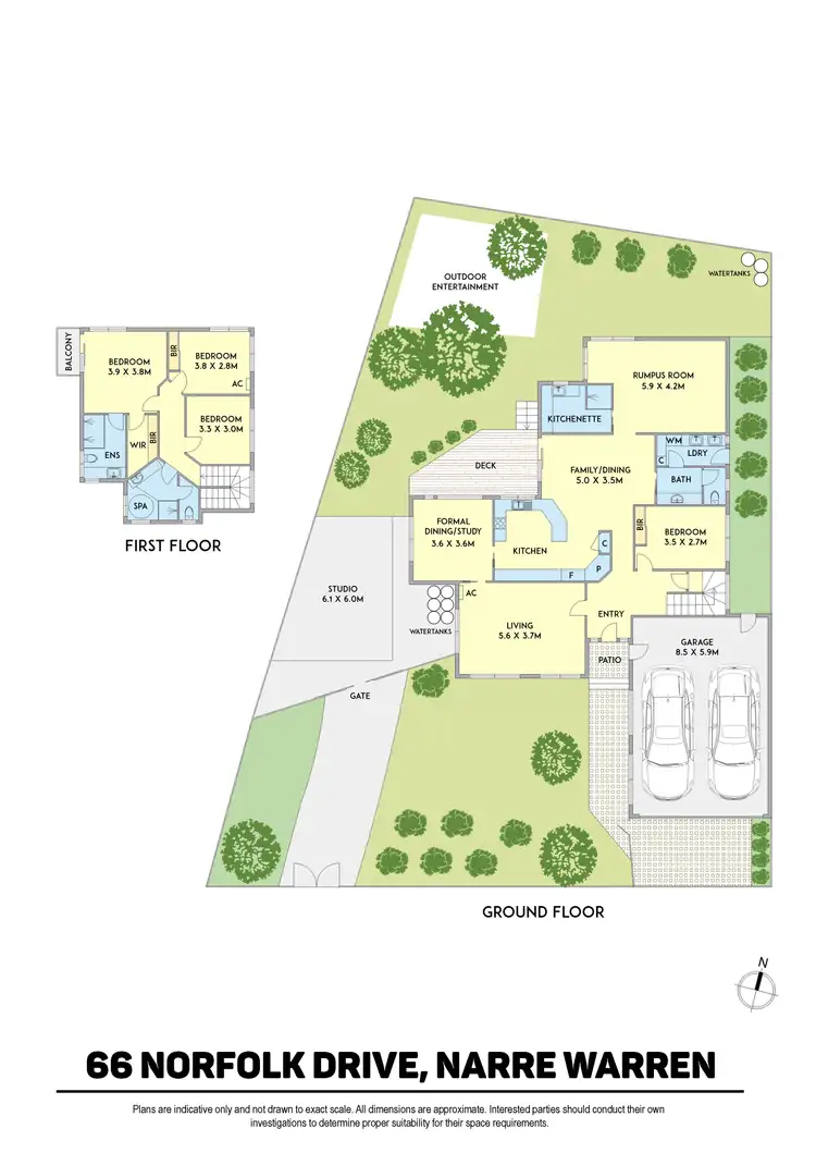 Floorplan of Homely house listing, 66 Norfolk Drive, Narre Warren VIC 3805