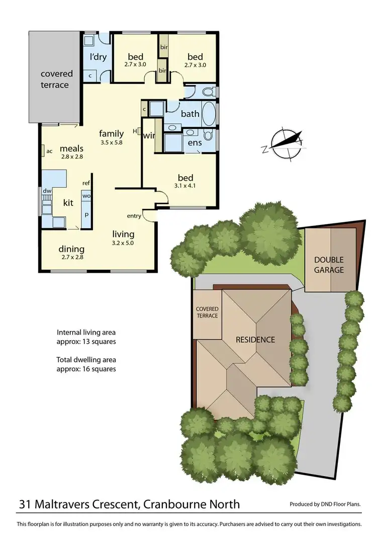 Floorplan of Homely house listing, 31 Maltravers Crescent, Cranbourne North VIC 3977