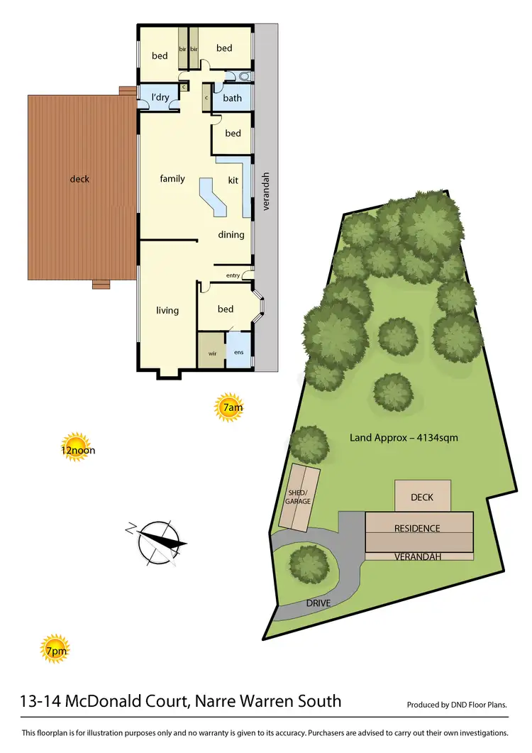 Floorplan of Homely house listing, 13-14 McDonald Court, Narre Warren South VIC 3805