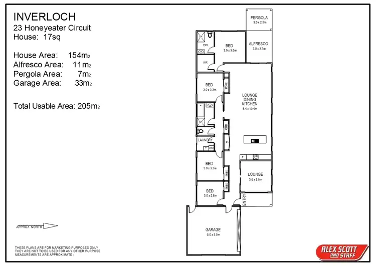 Floorplan of Homely house listing, 23 Honeyeater Circuit, Inverloch VIC 3996