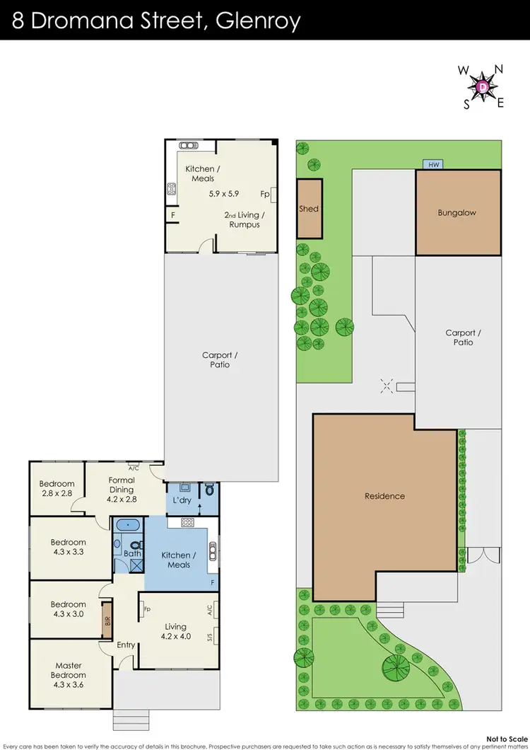 Floorplan of Homely house listing, 8 Dromana Street, Glenroy VIC 3046