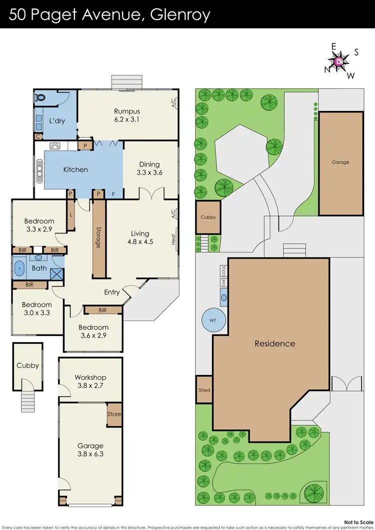 Floorplan of Homely house listing, 50 Paget Avenue, Glenroy VIC 3046