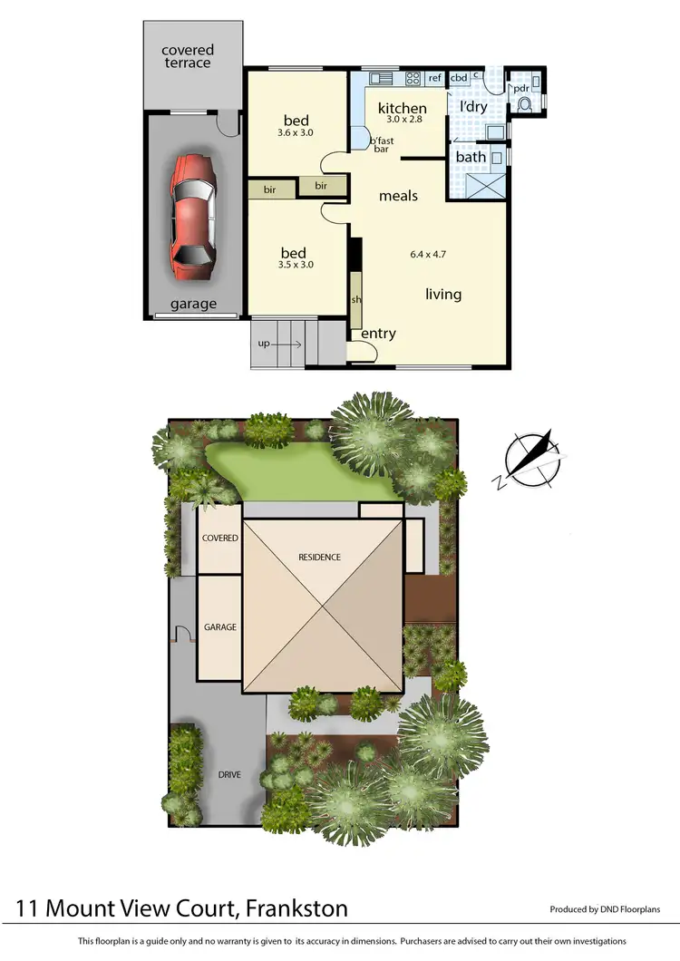 Floorplan of Homely house listing, 11 Mount View Court, Frankston VIC 3199