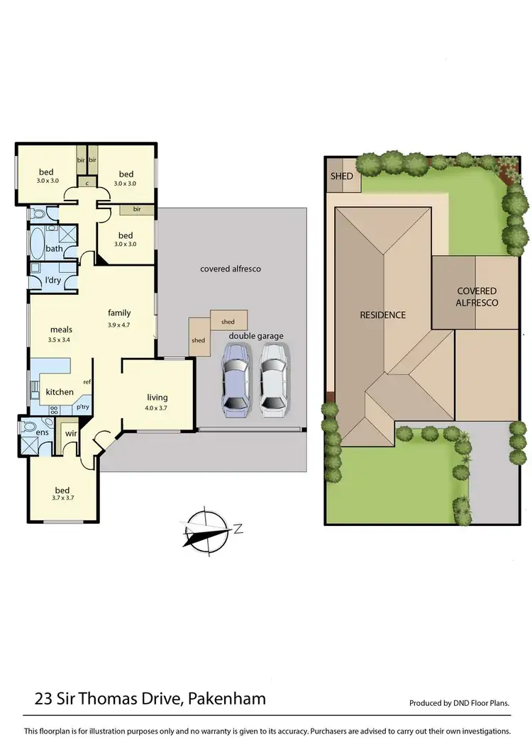 Floorplan of Homely house listing, 23 Sir Thomas Drive, Pakenham VIC 3810