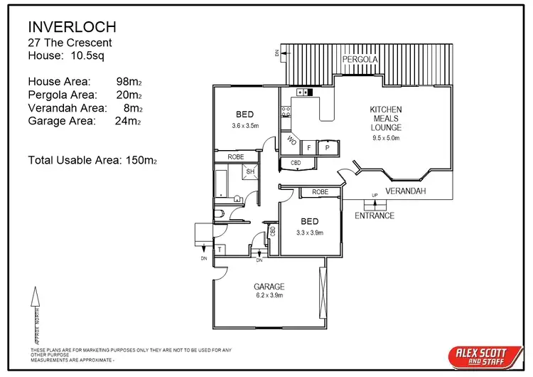 Floorplan of Homely house listing, 27 The Crescent, Inverloch VIC 3996