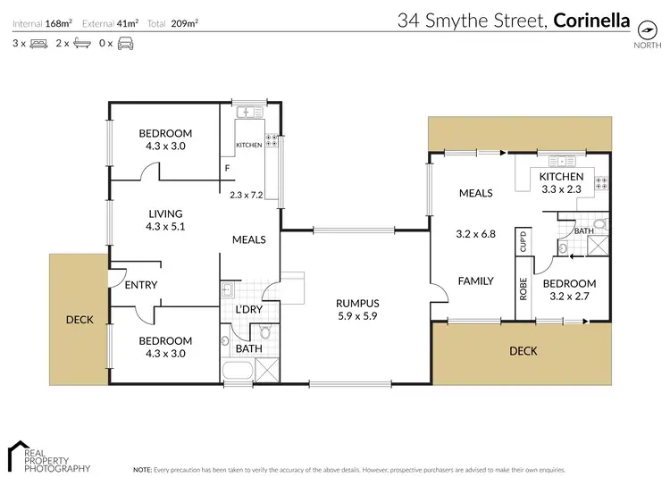 Floorplan of Homely house listing, 34 Smythe Street, Corinella VIC 3984