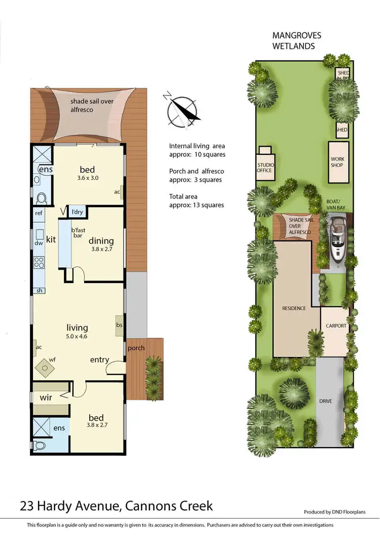 Floorplan of Homely house listing, 23 Hardy Avenue, Cannons Creek VIC 3977