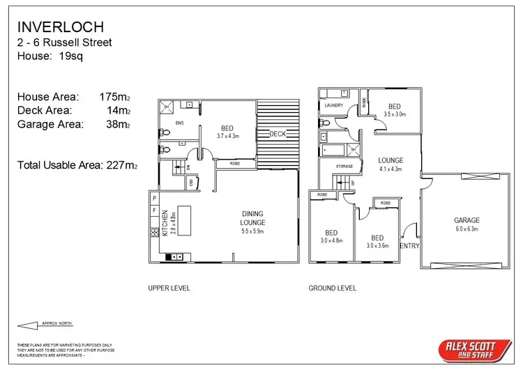 Floorplan of Homely townhouse listing, 2/6 Russell Street, Inverloch VIC 3996