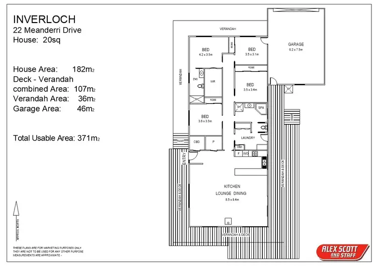 Floorplan of Homely house listing, 22 Meanderri Drive, Inverloch VIC 3996