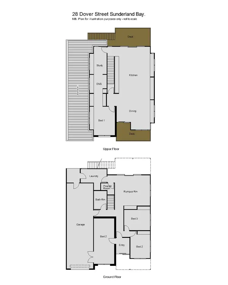 Floorplan of Homely house listing, 28 DOVER STREET, Sunderland Bay VIC 3922