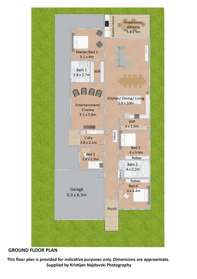 Floorplan of Homely house listing, 24 WAGTAIL WAY, Cowes VIC 3922