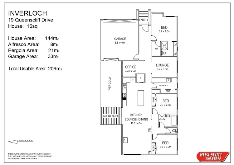 Floorplan of Homely house listing, 19 Queenscliff Drive, Inverloch VIC 3996