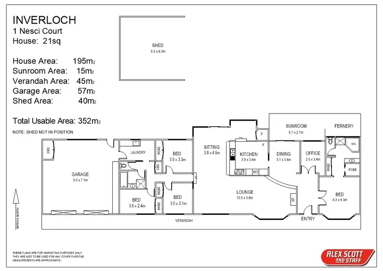 Floorplan of Homely house listing, 1 Nesci Court, Inverloch VIC 3996