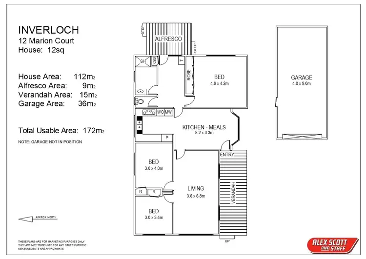 Floorplan of Homely house listing, 12 Marion Court, Inverloch VIC 3996