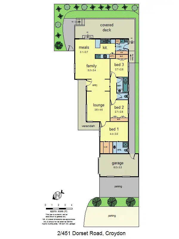 Floorplan of Homely house listing, 2/451 Dorset Road, Croydon VIC 3136