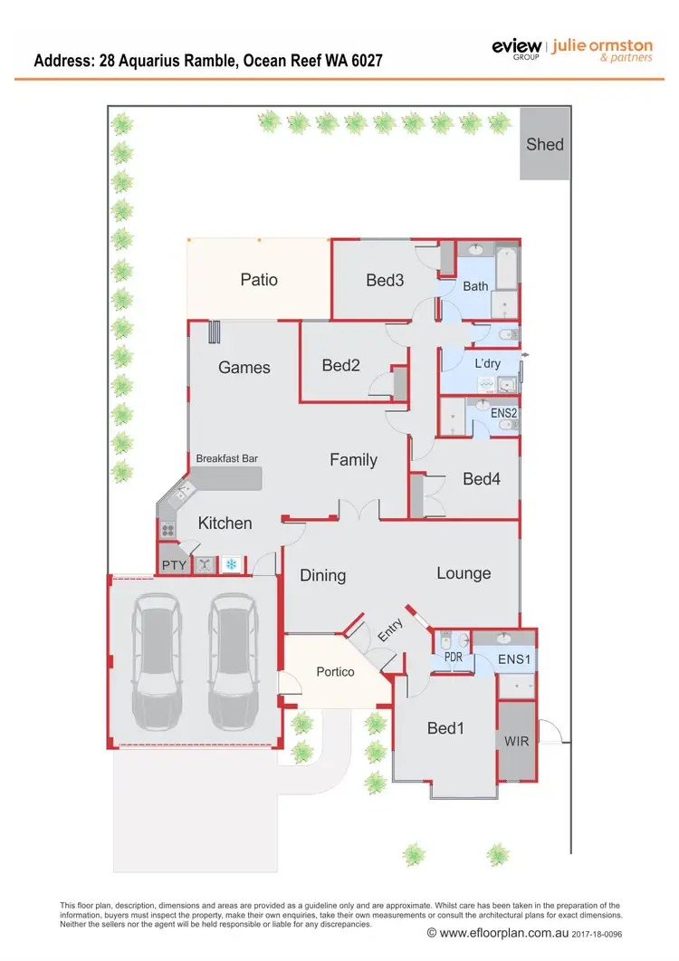 Floorplan of Homely house listing, 28 Aquarius Ramble, Ocean Reef WA 6027