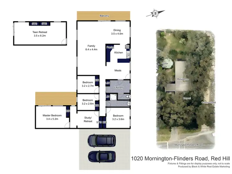 Floorplan of Homely house listing, 1020 Mornington-Flinders Road, Red Hill VIC 3937