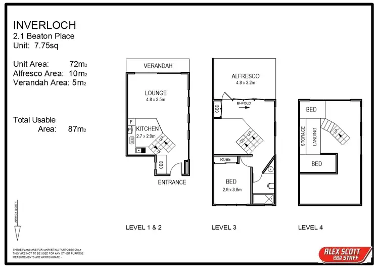Floorplan of Homely apartment listing, 2/1 Beaton Place, Inverloch VIC 3996