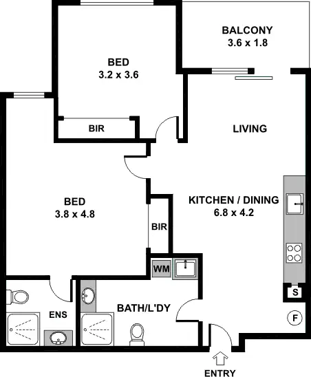 Floorplan of Homely apartment listing, 110/151 Princes Street, Carlton VIC 3053