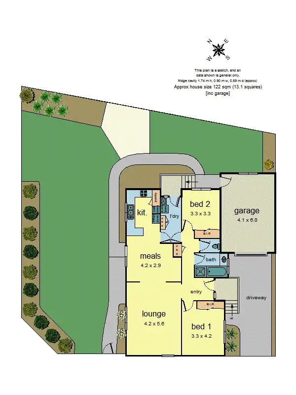 Floorplan of Homely unit listing, 11/8 Bennison Street, Croydon VIC 3136