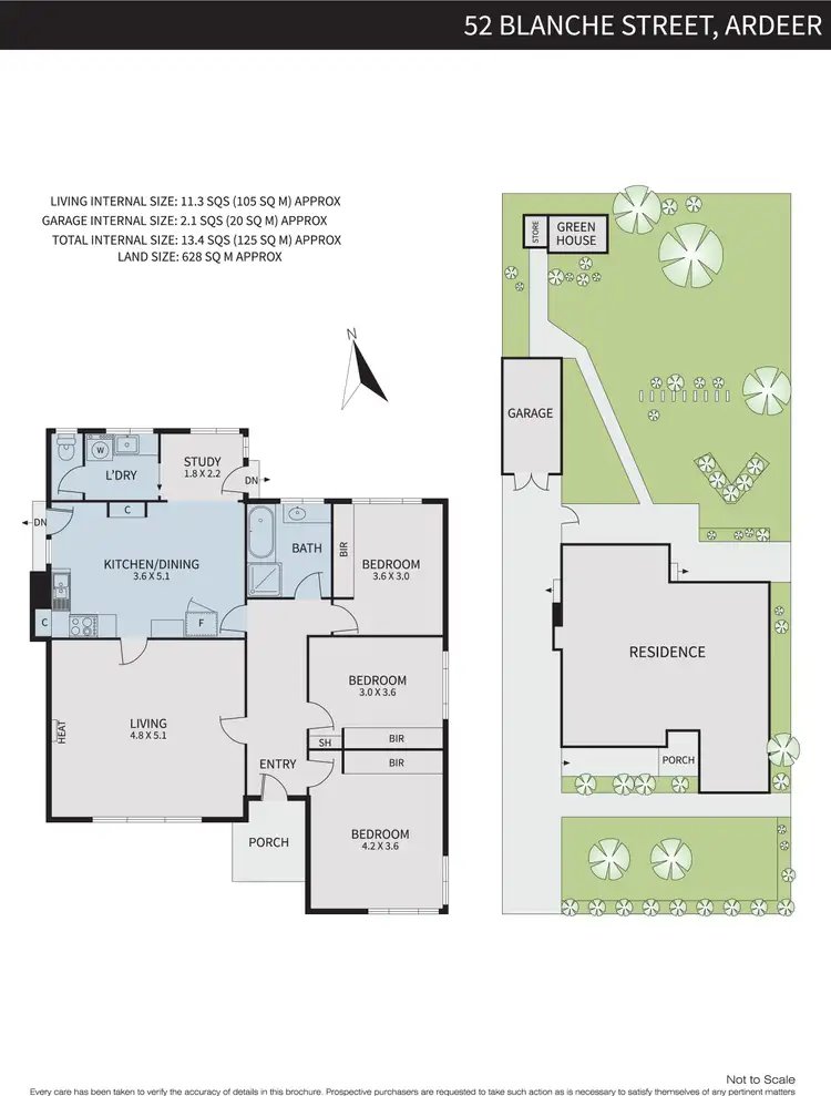 Floorplan of Homely house listing, 52 Blanche Street, Ardeer VIC 3022