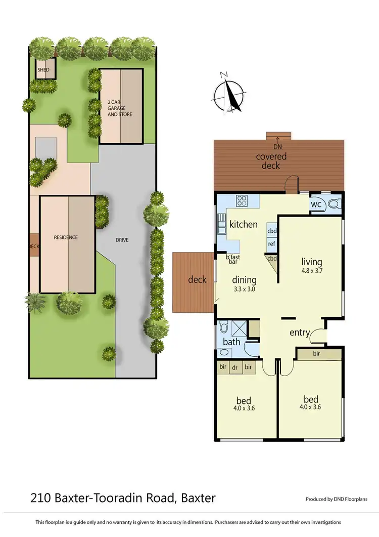 Floorplan of Homely house listing, 210 Baxter-Tooradin Road, Baxter VIC 3911