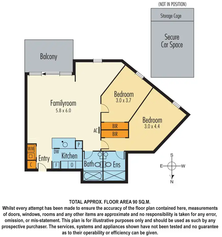 Floorplan of Homely apartment listing, 38/2-4 William Street, Murrumbeena VIC 3163