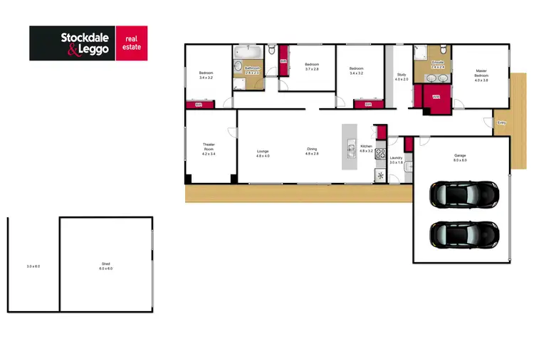 Floorplan of Homely house listing, 3 Christian Rise, Traralgon VIC 3844