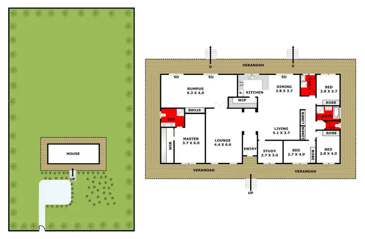 Floorplan of Homely house listing, 59 Geelong Road, Bannockburn VIC 3331