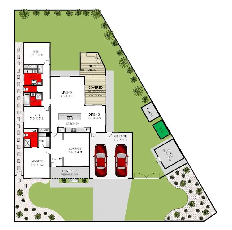 Floorplan of Homely house listing, 1-3 Grove Road, Marshall VIC 3216