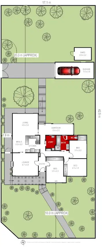 Floorplan of Homely house listing, 35 Summit Avenue, Belmont VIC 3216