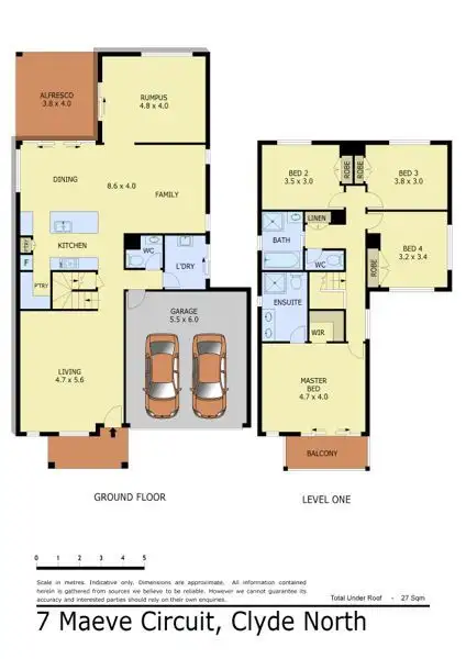 Floorplan of Homely house listing, 7 Maeve Circuit, Clyde North VIC 3978