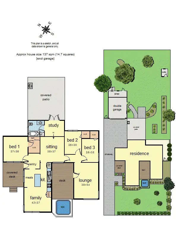 Floorplan of Homely house listing, 33 Glendale Court, Kilsyth VIC 3137