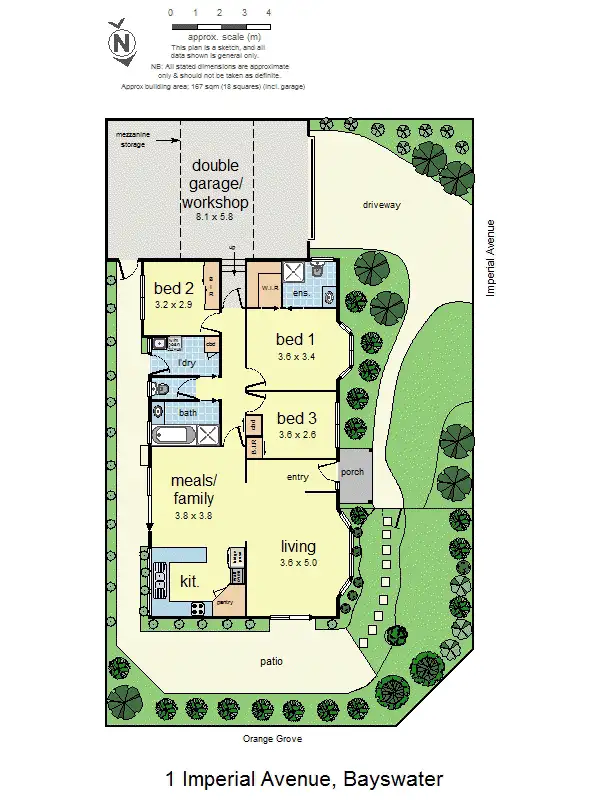 Floorplan of Homely house listing, 1 Imperial Avenue, Bayswater VIC 3153