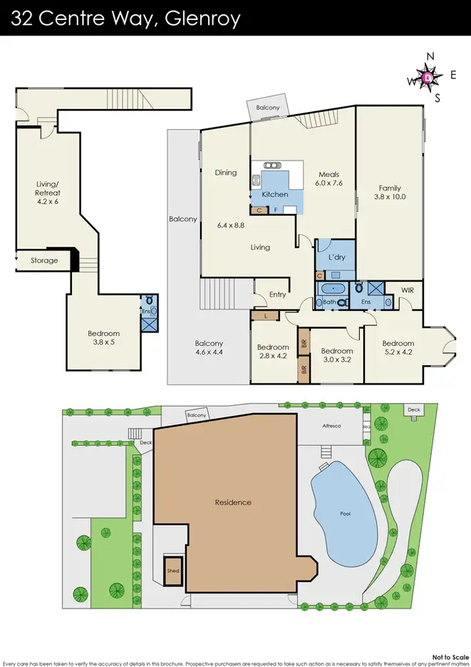 Floorplan of Homely house listing, 32 Centre Way, Glenroy VIC 3046