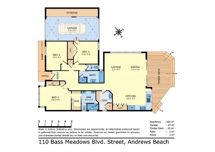 Floorplan of Homely house listing, 110 Bass Meadows Boulevard, St Andrews Beach VIC 3941